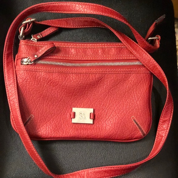 Red pocket book by Style & Co. Leather. - Picture 1 of 3